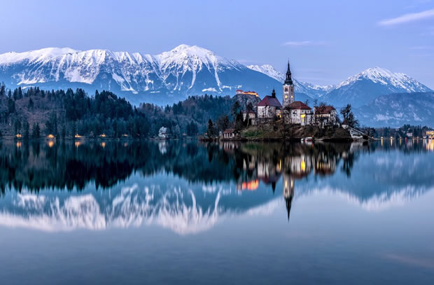 Словения. Озеро Блед.